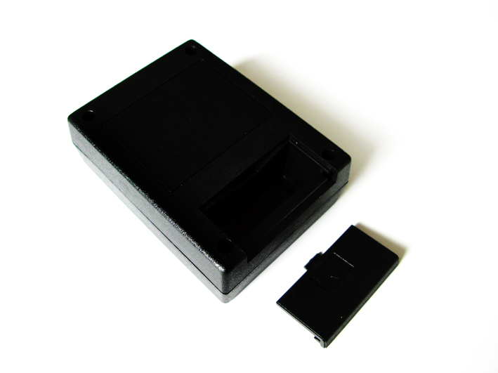 Black Project Box with Battery Compartment Mr Positive NZ