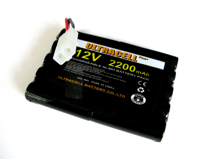 No Name 12v 2200mah Flat NiMh Battery Pack Mr Positive NZ