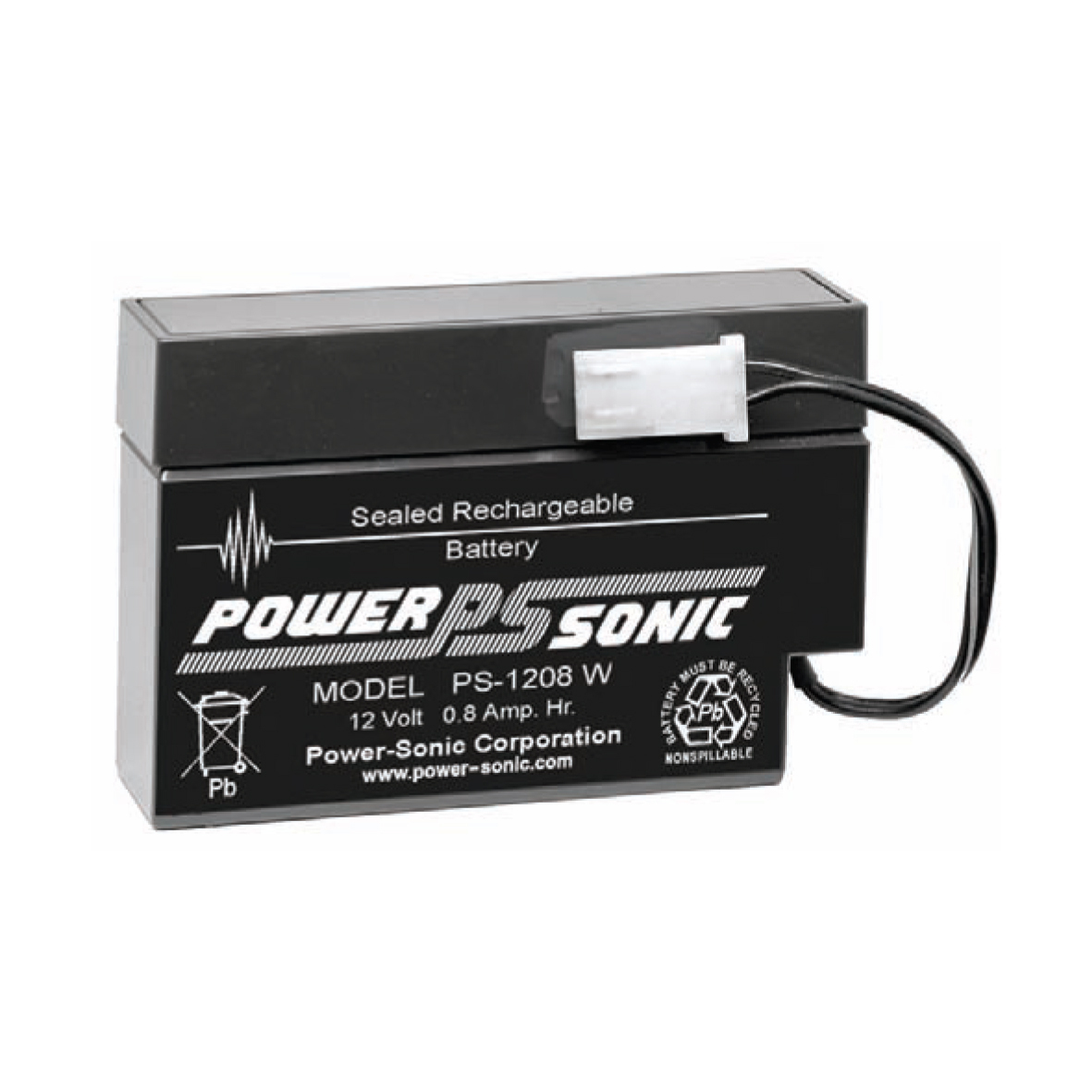 Power Sonic 12v 0.8ahr Sealed AGM Battery - Mr Positive NZ