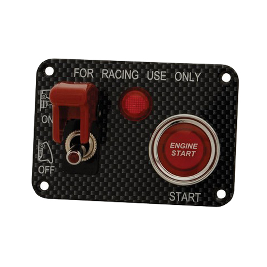 Racing Ignition Switch Panel with Missile Style Flip Cover - Mr Positive NZ