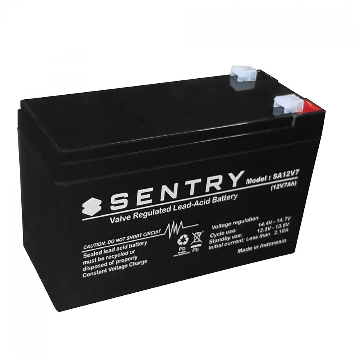 Sentry 12v 7ahr Sealed AGM Battery (F1) Mr Positive NZ
