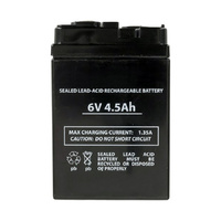 6v 4.5ahr AGM Lead Acid Battery
