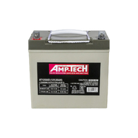 AMP-TECH 12v 55ahr AGM Deep Cycle Battery