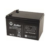 DiaMec 12v 12ahr AGM Lead Acid Battery