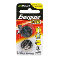 Energizer 3v CR2032 Lithium Button Cell Battery (2 Pack)