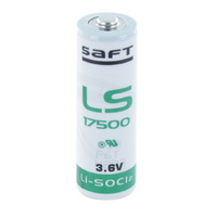 Saft LS17500 3.6v 3600mah A Size Specialised Lithium Battery