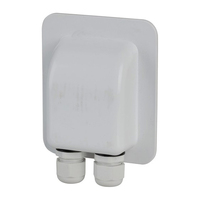 White ABS Solar Cable Entry Point