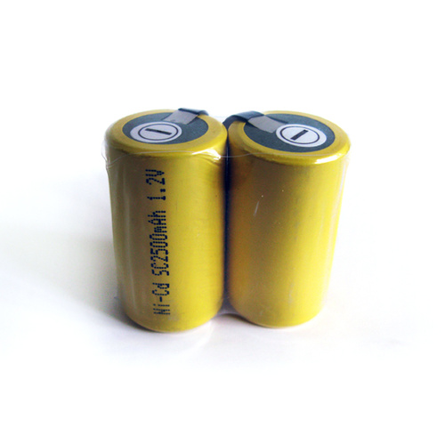 No Name 2500mah NiCD Sub C Batteries with Tabs (Pair) Mr Positive NZ