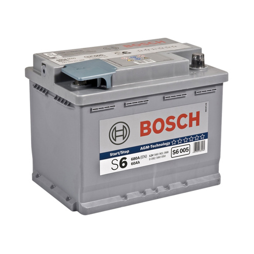 Bosch S6 680cca 60ahr AGM Stop Start Battery