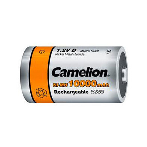 Camelion D Size Rechargeable 10000mah Ni-MH (2 Pack)