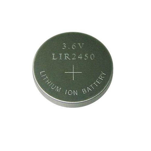 LIR2450 3.6v 120mah Rechargeable LiIon Button Cell Mr Positive NZ