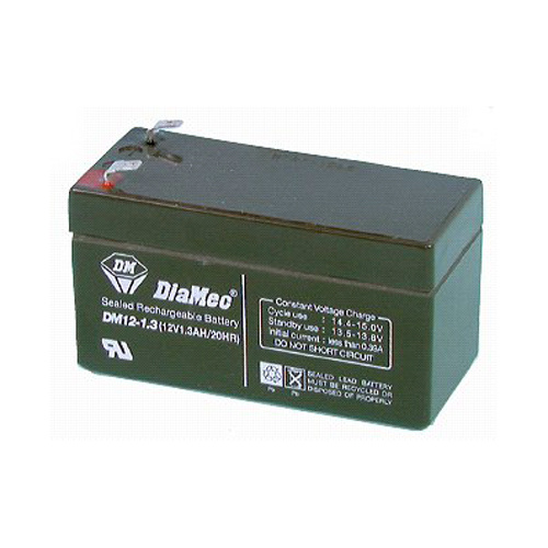 DiaMec Alarm System 12v 1.3ah Sealed Lead Acid Battery