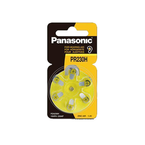 Panasonic PR70 PR536 Zinc Air Hearing Aid Battery (6 Pack) - Carton Lots