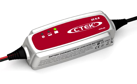 CTEK XC 0.8 - 6v 0.8a 4 Stage Classic Car and Scooter Lead Acid Battery