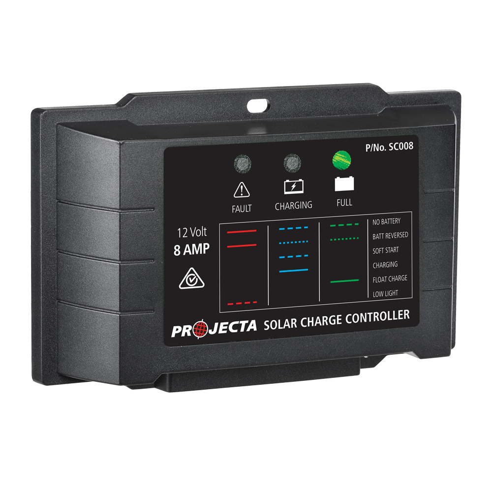 Projecta Automatic 12v 8a 4 Stage Solar Charge Controller Mr Positive NZ