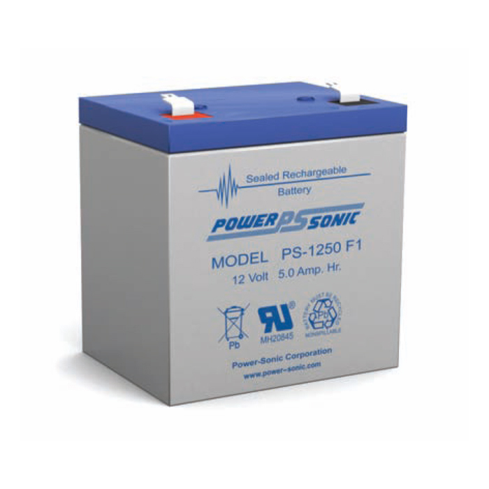 Power Sonic 12v 5ahr Sealed AGM Battery (F1) - Mr Positive NZ