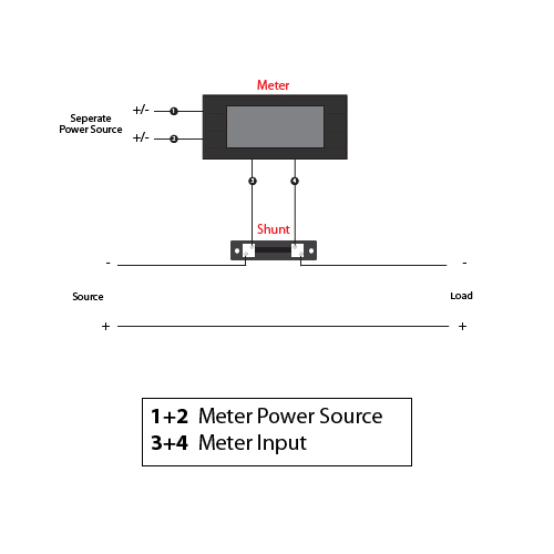 Digital Panel Ammeter Wiring Diagram