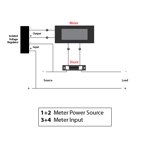 Digital Ammeter Wiring Diagram