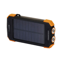 10ahr Solar Powered Water Resistant Power Bank with Wireless QI
