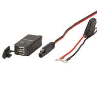 Dual USB 12/24v Charger with Battery Voltage Display