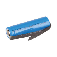 Generic 14500 (AA) 3.7v 800mah Li-Ion Battery (With Tabs)