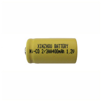 400mah 2/3AA Ni-Cd Battery