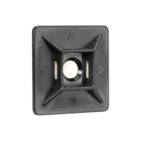 Cable Tie Mounts 28mm Black UV Weather Resistant (25 pk)