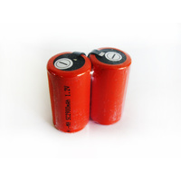 No Name 2900mah NiMh Sub C Batteries with Tabs (Pair)