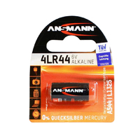 Ansmann 4LR44 / V4034PX 6V Alkaline Button Battery (Single)