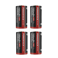 CR123A 3.7v 700mah Rechargeable Lithium Batteries (4 Pack)