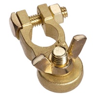 Brass Battery Terminal Wingnut Marine (Neg)