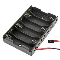 AA x 6 Battery Holder Flat with Futaba Plug