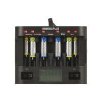 Universal AA, AAA, C, D and 9v LCD Battery Charger