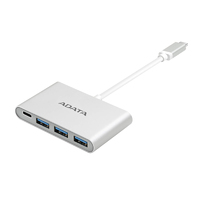 ADATA USB-C to 3 Port USB-A 3.1 Charging Hub