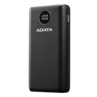 Adata 20,000mah Power Bank with LCD, QC3 and PD3 (Black)