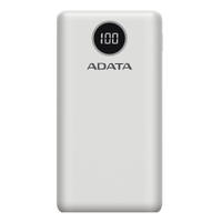 Adata 20,000mah Power Bank with LCD, QC3 and PD3 (White)