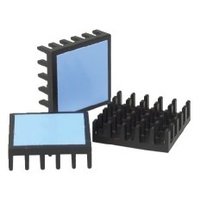 Aluminium 21x21 Mini Heatsink With Thermal Adhesive