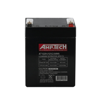 AMP-TECH 12v 2.9ahr AGM Battery