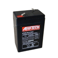 AMP-TECH 6v 4.5ahr AGM Battery