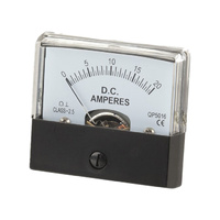 Analogue Ammeter (DC) 0-20 Amps (No Shunt Needed)