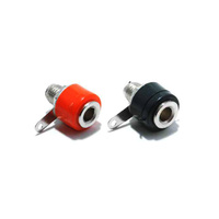 Banana Panel Mount Socket Connectors (Pair)