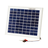 12v 5w Monocrystalline Solar Panel with Alligator Clips