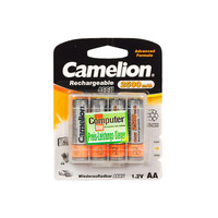 Camelion Rechargeable 2500mah AA Battery (4 Pack)