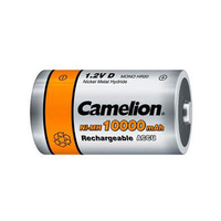 Camelion D Size Rechargeable 10000mah Ni-MH (2 Pack)