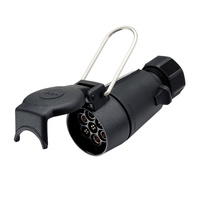 Trailer Large 7 Pin Plastic Female In-Line Coupling Socket