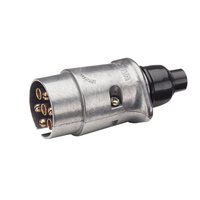 Trailer 7 Pin Round Metal Plug