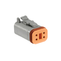 4 Way Deutsch Male Connector (10 Pack)
