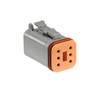 6 Way Deutsch Male Connector (10 Pack)