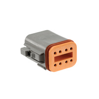 8 Way Deutsch Male Connector (10 Pack)