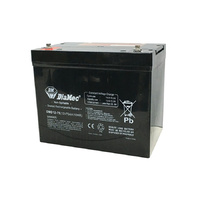 DiaMec 12v 75ahr AGM Deep Cycle Lead Acid Battery